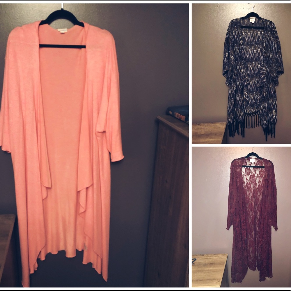 Lot of 3 LulaRoe pieces 2 Shirley and 1 Monroe